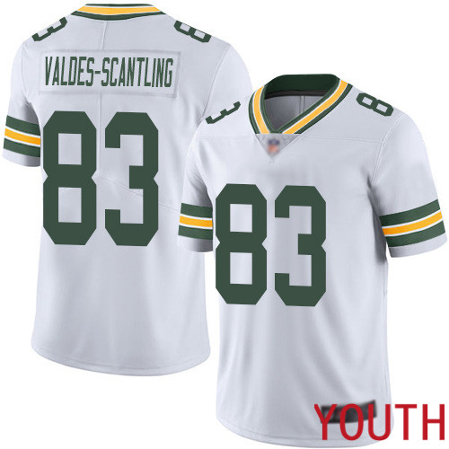 Green Bay Packers Limited White Youth #83 Valdes-Scantling Marquez Road Jersey Nike NFL Vapor Untouchable->youth nfl jersey->Youth Jersey